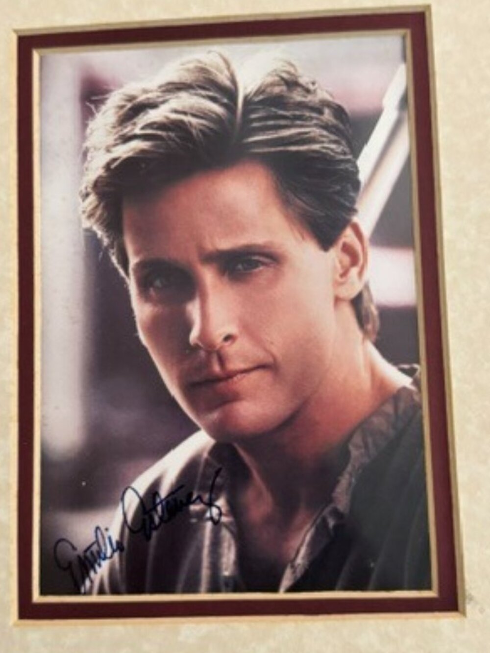 Emilio Estevez Autographed Photo